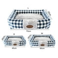 thumbnail image 5 of 1 Set Pet Bed Plaid Design Comfortable Warm Cat Dog Winter Sleeping Bed Dog Supplies, 5 of 7