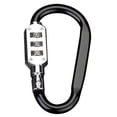 thumbnail image 1 of 3 Digit Password Lock Carabiner Outdoor Kit Screw Lock Hanging Hook Buckle, 1 of 7