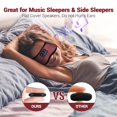 thumbnail image 2 of LC-dolida Auriculares para Dormir con Diadema Bluetooth, Auriculares Inalámbricos con Altavoces Estéreo HD Ultrafinos, Perfectos para Personas que Duermen de Lado, Deportes, Yoga y Viajes, 2 of 6