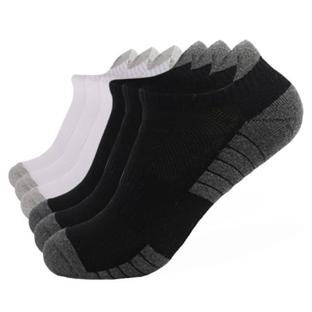 

Men Women Running Socks 6-Pack Breathable Low Cut Sports Socks With Cushioning Ankle Socks