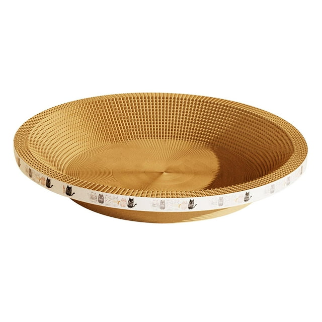 Almencla Planche à Griffer pour Chat Lit à Griffer pour Chaton Petit Moyen Grand Chat Rond m