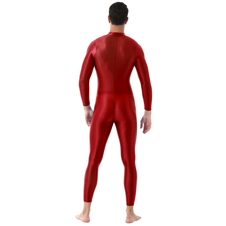 Red skin store tight jumpsuit