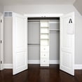 thumbnail image 3 of 1Pcs Over Door Hook Rack No Punch Iron Hanger for Space Saving in White Color, 3 of 9