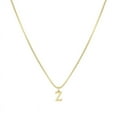 thumbnail image 1 of Up to 30% OFF, Initial Necklace, Dainty Letter Pendant, Stainless Steel Material, Adjustable Chain, For Women, Everyday Accessory, Minimalist Style, Gift Choice Akmoler Under 10 | Metal, Z, 1 of 9