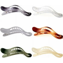 6PCS Thick Hair Duckbill Hairpin Large Hair Clips Women Large Hair Claw Clip Hair Clips For Styling Fashion Hair Clip Decorative Hair Acces Random Color