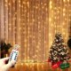 thumbnail image 2 of LED String Lights Christmas Decoration Remote Control USB Wedding Garland Curtain 3M Lamp Holiday For Bedroom Bulb Outdoor Fairy, 2 of 5