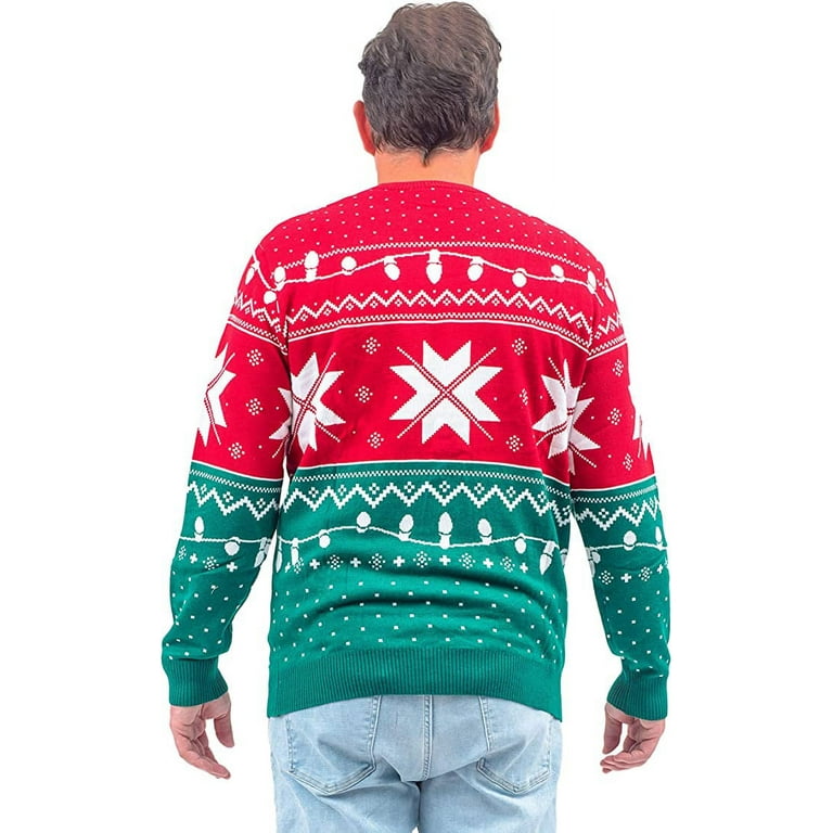 Christmas sweater red green sale