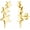 Gold, variant on Star Stud Earrings For Women Small Star Stud Earrings Simple Star Bolt Stud Earrings Danity Stars Post Earrings Minimalist Star Shaped Stud Earrings Christmas Birthday Gifts