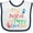 White and Navy, variant on Inktastic Nana and Poppy Love Me Boys or Girls Baby Bib