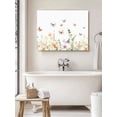 thumbnail image 6 of Spring Floral Wall Art for Living Room,Canvas Picture Wall Decor for Bathroom Bedroom,Butterfly Summer Botanical Watercolor Painting Artwork for Office Kitchen Hallway Dining Room Home Decor 20"x24", 6 of 8