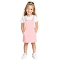 thumbnail image 4 of Fozruso Little Toddler Girl Dress Girls Loose Fit Casual Overalls Dress for School Casual,8-9 Years, 4 of 6