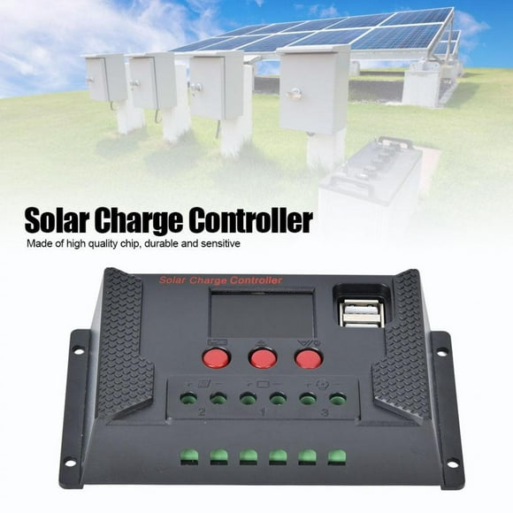 Qiilu Photovoltaic Panel System Charger, 10A, 20A, 30A Solar Charge Controller, For Lithium Iron Phosphate Batteries Ternary Polymer Lithium Battery