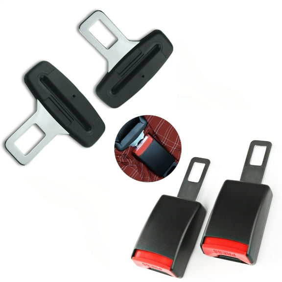 2pcs Car Seat Belt Clip,2PCS Polyester Seat Belt Extender,Auto Seatbelt Extender,Comfortable and Convenient For Car Seat Universal