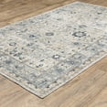 thumbnail image 2 of Oriental Weavers Windham Hand-made Wool Blend Area Rug - WIN01 - 9' x 12' - in Grey/ Blue - Vintage Inspired, Hand-Made Wool Blend Rugs, Dining, Living Room Rug, 2 of 5