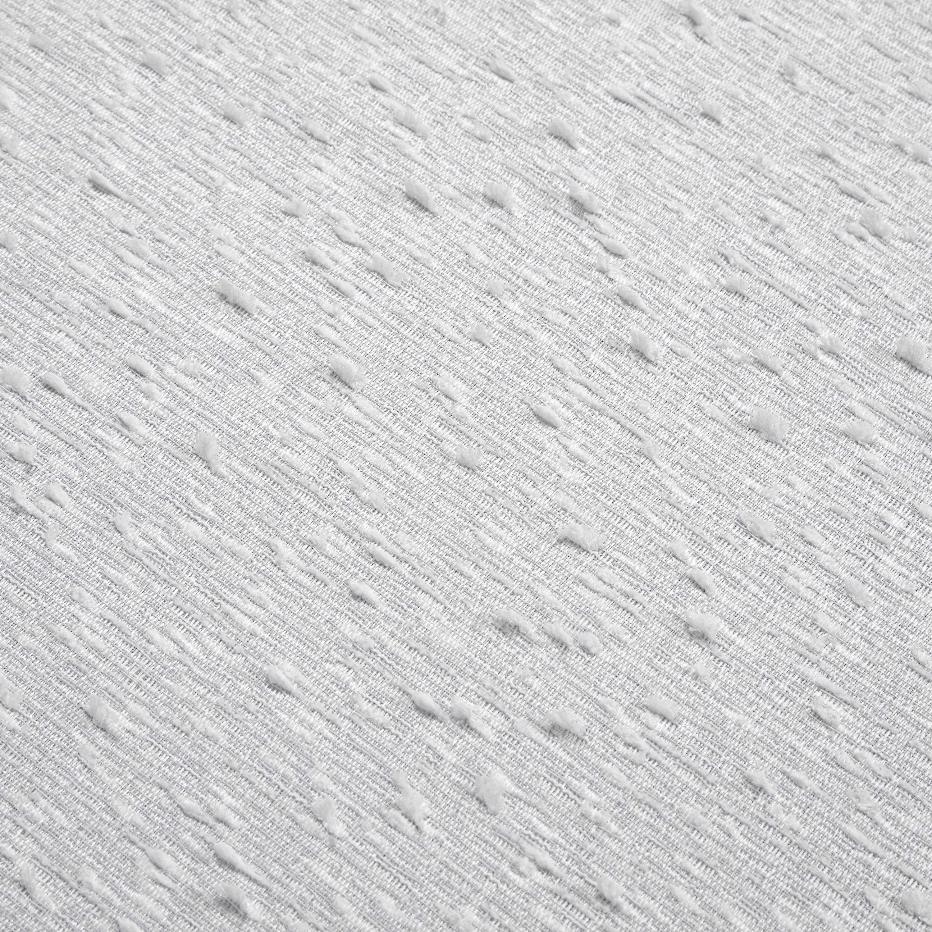 Better Homes & Gardens Boucle Blackout Curtain Panel, 1-Piece, White, 50"W x 84"L