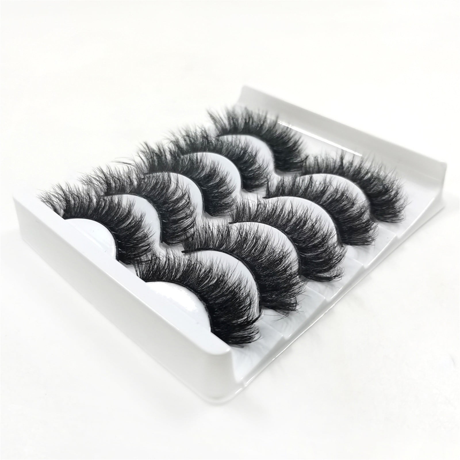 Salon Lashes 614 20 Mm Lashes 3 Second Lashes Empty 3d Eyelashes 20mm Heart Lashes Last round Reusable Rounds Y Lashes Extensions Clusters D Curl Eye Extension Boxes Packaging