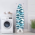 thumbnail image 3 of HELLHERO Camouflage Pattern Table Top Ironing Board Cover 3 Fasteners Elastic Edge Iron Board Cover Replacement Soft Fabric Ironing Board Covers for Women, 3 of 5