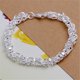 thumbnail image 1 of Pulsera de cadena sólida cuadrada de Plata de Ley 925 Noble para mujeres y hombres, abalorio, regalo de fiesta, joyería de moda de boda, 1 of 2