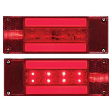 UPC: 0047286797507 | Optronics TLL170RK GloLight Red Low Profile Stud Mount LED Trailer Light Kit