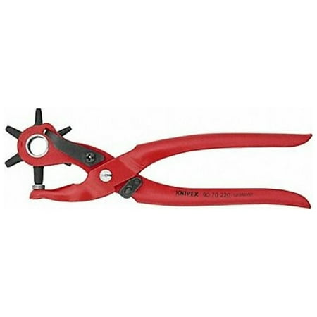UPC: 0843221005627 | KNIPEX Tools 90 70 220 Revolving Hole Punch Pliers Tool