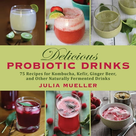 Delicious Probiotic Drinks : 75 Recipes for Kombucha, Kefir, Ginger Beer, and Other Naturally Fermented (Best Ginger Beer Recipe Ever)