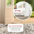 thumbnail image 4 of nuLOOM Eira Medallion SplashGuard Machine Washable Area Rug, 6' x 9', Eira Taupe, 4 of 12