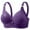 Purple, variant on Xuniizn Bras for Women Comfortable Soft Wirefree Brasieres Para Mujer Plus Size Full Coverage No Underwire Everyday Bras