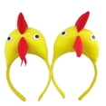 thumbnail image 4 of Suministros para baile de graduación, decoración de baile de máscaras, accesorios para la cabeza para fiestas navideñas, diadema con forma de gallo, diadema de pollito para Halloween, 4 of 5