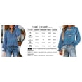 thumbnail image 5 of FreshPretty Womens V Neck Floral Long Sleeve Tops Summer Casual Loose Puff Sleeve Chiffon Boho Work Blouse Dressy T Shirts, 5 of 7