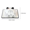 thumbnail image 2 of AAOMASSR  Ceramic Butter Dish Cartoon Butter Holder Butter Dish with Lid Cheese Holder Butter Container, 2 of 6