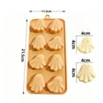 thumbnail image 2 of CHJK Halloween Ghost Silicone Molds, 8-Cavity Candy & Chocolate Mold, Grade Flexible Molds for Halloween Baking, Chocolate, Easy Release & Dishwasher Safe, 2 of 7