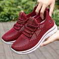 thumbnail image 6 of Xiaoxatg Women's Sneakers Casual Athletic Footwear for Walking Running Gym Activities On Breathable Mesh Lightweight Comfortable Design for Everyday Use 6.5 Red, 6 of 9