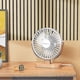 thumbnail image 2 of Small Usb Desk Fan 3 Speeds Portable Personal Desktop Table Fan Dual 360degrees Adjustment Mini Fan, 2 of 5