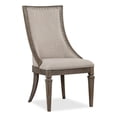 thumbnail image 2 of Magnussen Home Lancaster Dovetail Grey Upholstered Arm Chair Two Pack, 2 of 11