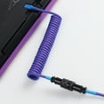 thumbnail image 5 of Usb Type c Fast Charging Cable Coil Custom Keyboard Cable Mechanical Keyboard Cable Double Sleeve, 5 of 5