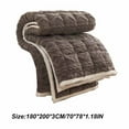 thumbnail image 3 of Zenithome Mattress Pad Thick Quilted Foldable Warm Pad For Bed Use​, 3 of 7