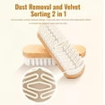 thumbnail image 2 of Suede Shoe Brush and Eraser, 2025 New Suede Brush and Eraser, Soft Suede Shoe Brush Cleaner, Suede Cleaning Brush for Shoes, Bags, Jacket, Purse, Sofa with Wooden Handle, Stain Eraser (2pcs), 2 of 7
