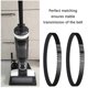 thumbnail image 2 of 2/4Pcs Rubber Drive Belt Vacuum Cleaner Belts Replacement for 3M180 3M201 3M207 3M210 3M186 3M198 Floor Cleaning Robots, 2 of 5