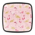 thumbnail image 1 of 4 Pcs Square Cabinet Handle Cupboard Knob Drawer Pulls Handle Flamingo Drawer Knobs with Screws Furniture Decoration, 1 of 5