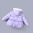 thumbnail image 4 of BULLPIANO Toddler Girls Winter Warm Coat Hooded Thick Jacket Kids Snowsuit Puffer Outerwear 1-6Y, 4 of 4