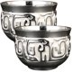 thumbnail image 1 of unbranded 2Ud Retro Para Licor En Metal Plateado Con Para Reuniones, 1 of 8