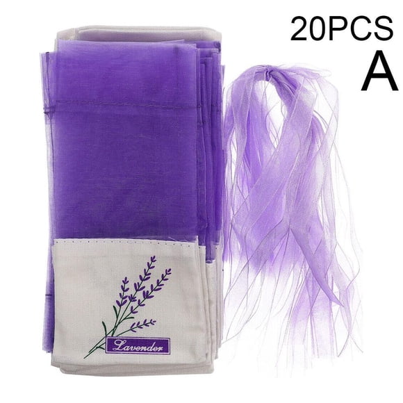 20/100 Pcs Sachets Vides Lavande Petits Sachets Cordon Parfum Meilleur B9J2