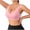 Pink-bras for women, variant on Hfnxid Sports Bras for Women High Support T-Shirt Bra Full Coverage Lift-Up Bralette Cozy V Neck Yoga Workout Bras