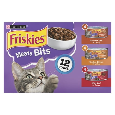 UPC: 0050000295074 | Friskies Gravy Wet Cat Food Variety Pack Meaty Bits 5.5 oz. Can