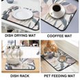 thumbnail image 4 of Stunning 19.5x12in Coffee Drying Mat - Floral Kitchen Counter Accessory & Splash Guard, Ideal for Coffee Makers and Espresso Machines, Coffee Mat Perfect Dining Room Decor Enhancer, 4 of 7