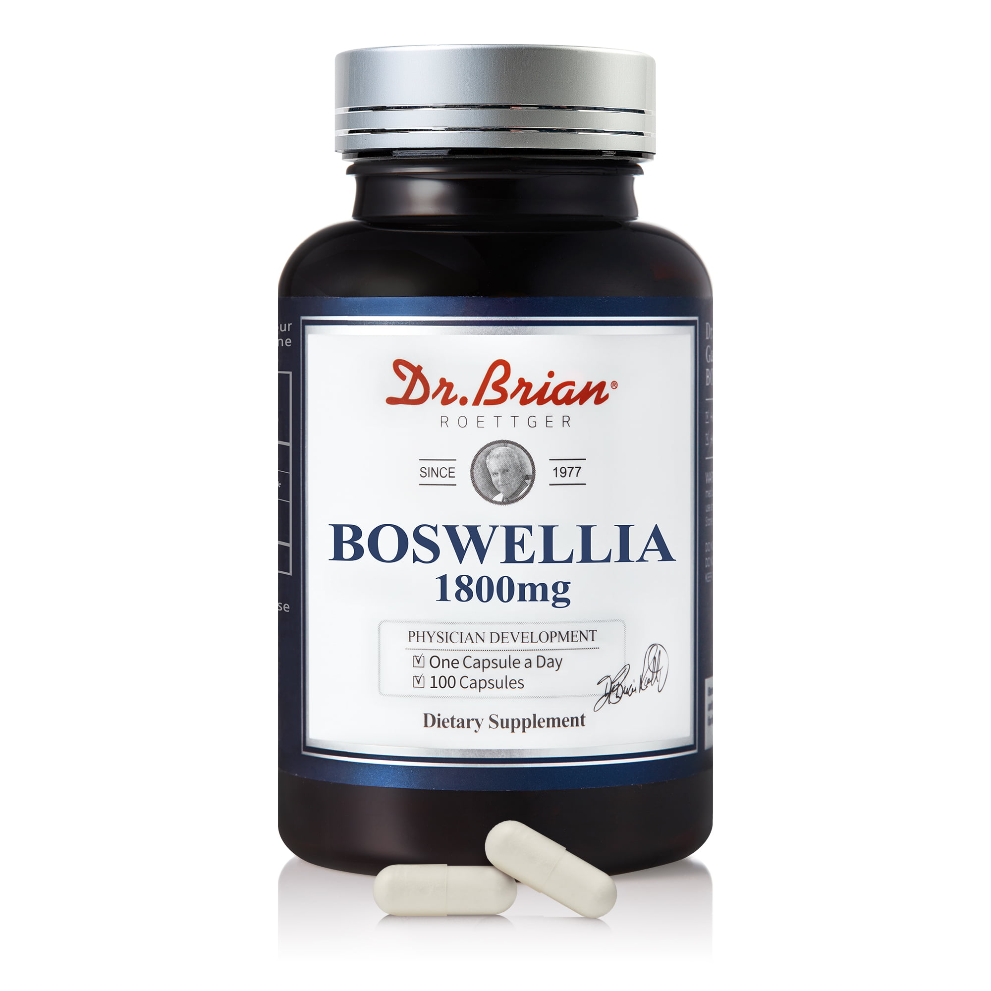 zegen barrière Discriminatie Dr. Brian ROETTGER Boswellia, 100 Vegetable Capsules, Standardized to  Contain 90% Boswellic Acids 4:1, 405mg, Supplement for Helping Maintain  Healthy Joint and Cartilage, Digestion and Absorption… - Walmart.com