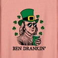 thumbnail image 3 of Instant Message - St. Paddy's Ben Drankin - Women's Lightweight French Terry Pullover, 3 of 7