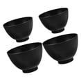 thumbnail image 1 of AURARMLET 4Ud De Silicona Negros Para Mezclar Mascarillas Faciales Esteticistas, 1 of 8