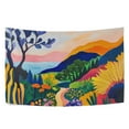 thumbnail image 6 of Yayeee Tapestry Wall Hanging for Bedroom 90" x 60" Living Room Home Wall Art Decor, Art Path, 6 of 7