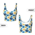 thumbnail image 5 of Lsque Circular Printed Women'S Sports Bra, Compression, Moisture Wicking, High-Impact Sports Bra For Women,Supportive sports bra-Large, 5 of 9